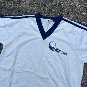 Vintage 70s 80s Hershey Park ringer shirt